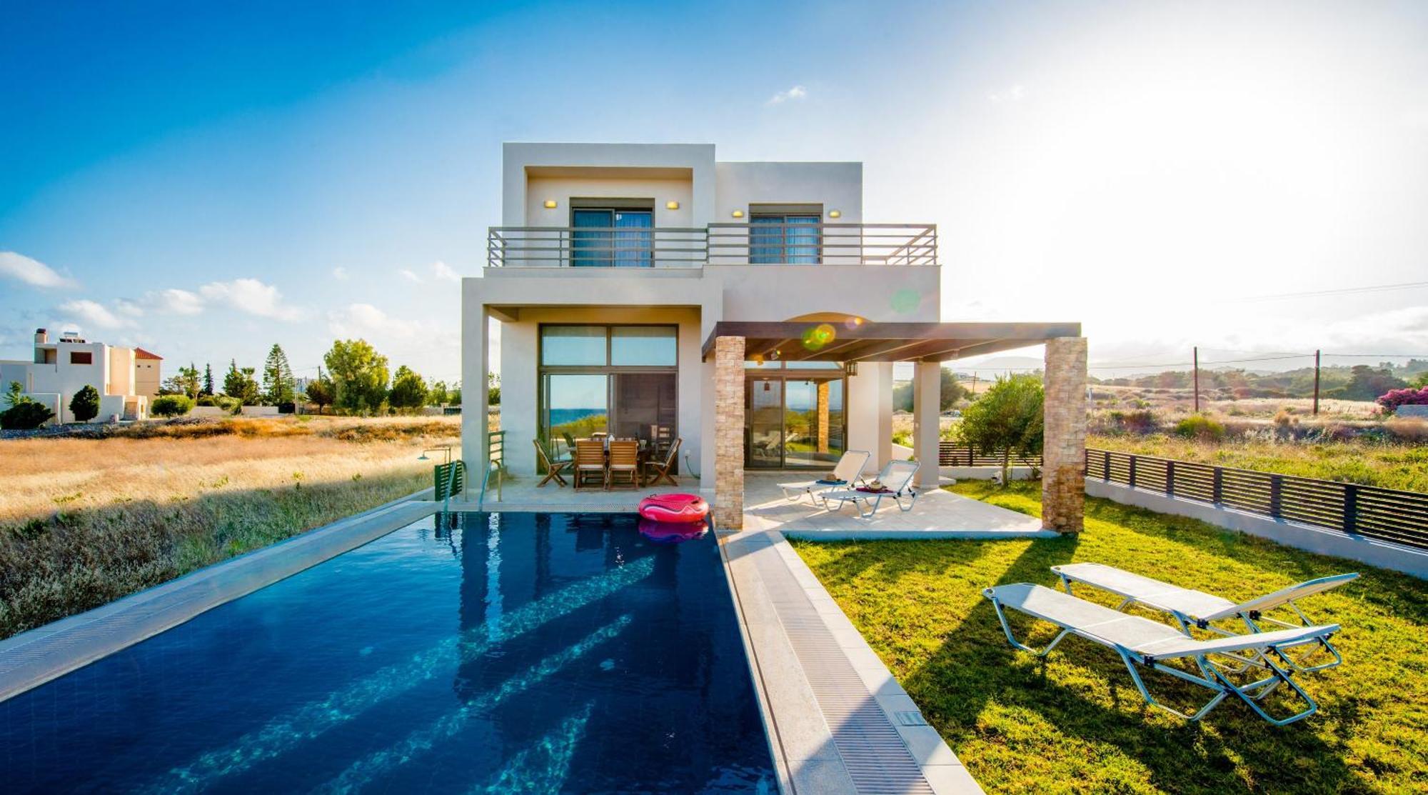 Blue Wave Villa Gennadi Bagian luar foto